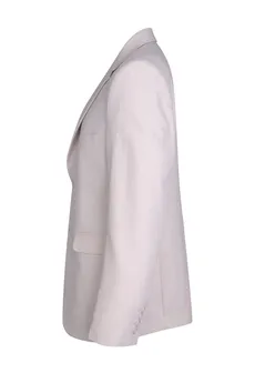 کت تک کتان مردانه مدل یقه انگلیسی