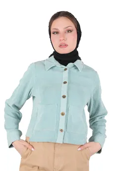 کت کوتاه مخمل زنانه