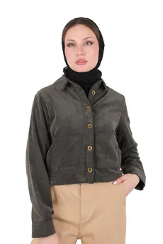 کت کوتاه مخمل زنانه