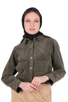 کت کوتاه مخمل زنانه