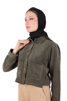 کت کوتاه مخمل زنانه