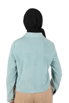 کت کوتاه مخمل زنانه