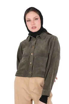 کت کوتاه مخمل زنانه