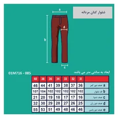 شلوار کتان مردانه سبز تیره