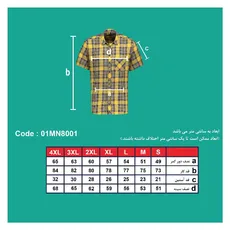 پیراهن مردانه آستین کوتاه