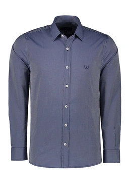 پیراهن آستین بلند رگولار مردانه ، پیراهن یقه برگردانه از برند پاتن جامه ارسال رایگان. 