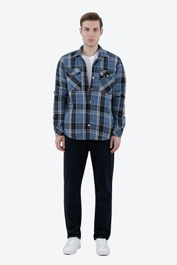 کاپشن پیراهنی چهارخانه مردانه ، کاپشن با آستری کرکی تدی خرید آسان و ارسال رایگان. 