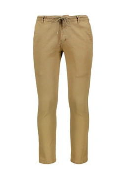 شلوار کتان کمرسرخود رنگ نخودی تیره از برند پاتن جامه خرید آسان و ارسال رایگان. 