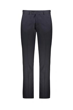 شلوار فاستونی مردانه رنگ سرمه ای سیر ، جنس شلوار پارچه ای پلی استر پشم از برند پاتن جامه.