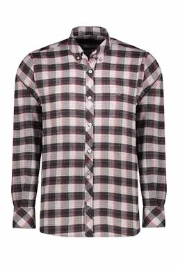 خرید پیراهن آستین بلند پشمی مردانه طرح چهارخانه با ارسال رایگان از فروشگاه آنلاین پاتن جامه.