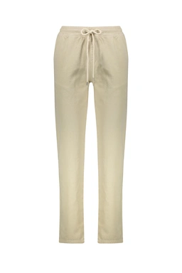 شلوار کتان کمرکشی مردانه برند پاتن جامه ، شلوار کمرکش دار دمپا معمولی. 