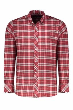 خرید پیراهن آستین بلند پشمی مردانه طرح چهارخانه با ارسال رایگان از فروشگاه آنلاین پاتن جامه. 