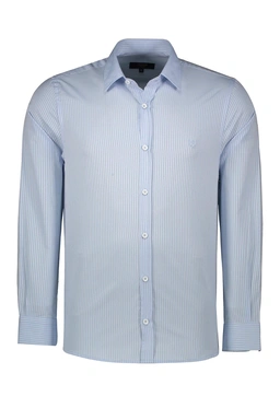 پیراهن آستین بلند رگولار مردانه ، پیراهن یقه برگردانه از برند پاتن جامه ارسال رایگان. 