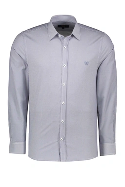 پیراهن آستین بلند رگولار مردانه ، پیراهن یقه برگردانه از برند پاتن جامه ارسال رایگان. 