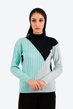 خرید بافت یقه اسکی زنانه گرم. یقه اسکی زنانه فری سایز.