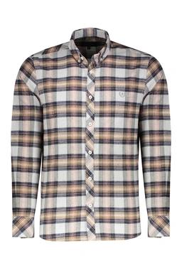 خرید پیراهن آستین بلند پشمی مردانه طرح چهارخانه با ارسال رایگان از فروشگاه آنلاین پاتن جامه. 