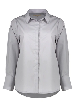 شومیز زنانه یقه دار آستین بلند از برند پاتن جامه ، پیراهن آستین بلند زنانه 