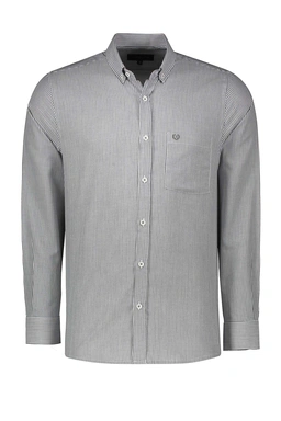 خرید پیراهن راه راه آستین بلند مردانه از برند پاتن جامه. ارسال رایگان پیراهن به سراسر کشور.