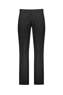 شلوار فاستونی مردانه رنگ مشکی ، جنس شلوار پارچه ای پلی استر پشم از برند پاتن جامه.