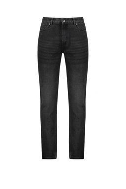 شلوار جین مردانه مدل راسته از برند پاتن جامه ، رنگ جین مشکی سنگشور ارسال رایگان به سراسر کشور.