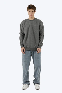 خری تیشرت آستین بلند مردانه جنس دورس رنگ ذغالی بصورت آنلاین و ارسال رایگان و سریع