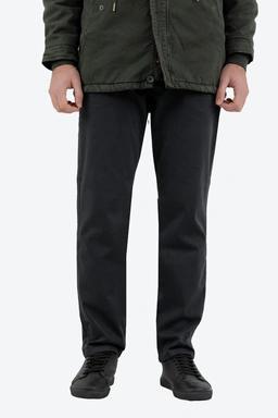 شلوار کتان مردانه مدل راسته رنگ طوسی سیر با فاق متوسط ، شلوار مناسب استفاده اداری و روزمره. 