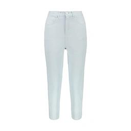 شلوار کتان زنانه مام استایل آبی روشن زنانه تولید پاتن جامه می باشد. جنس شلوار صد در صد کتان (پنبه) ب