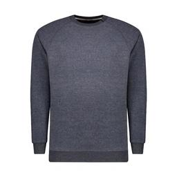 سویشرت آستین رگلان مردانه سرمه ای روشن تولید پاتن جامه می باشد. جنس پارچه سلانیک پلی استر پنبه می با