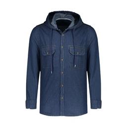 پیراهن جین کلاهدار مردانه تولید پاتن جامه می باشد. جنس پیراهن جین (صد در صد پنبه) می باشد. پارچه صد 