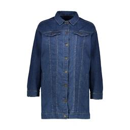 خرید کت جین زنانه تولید پاتن جامه می باشد. جنس کت صد در صد جین (پنبه) بدون کش می باشد. کت پاییزه زنا