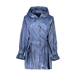 خرید بارانی زنانه آبی نفتی تولید پاتن جامه می باشد. بارانی از جنس شمعی صد در صد پلی استر ضد آب می با
