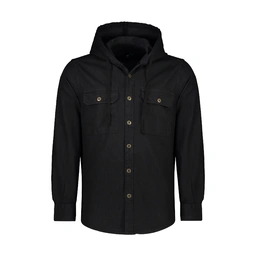 خرید پیراهن آستین بلند کلاهدار مردانه جین تولید پاتن جامه می باشد.جین کلاهدار مردانه استایل رگولار (