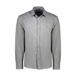 خرید پیراهن کلاسیک (زیر کتی)  آستین بلند مردانه تولید پاتن جامه می باشد. جنس پارچه پنبه پلی استر (آک