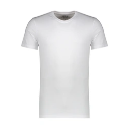 خرید تیشرت آستین کوتاه مردانه از فروشگاه اینترنتی پاتن جامه. تی شرت نخی مردانه ساده رنگ سفید قیمت من