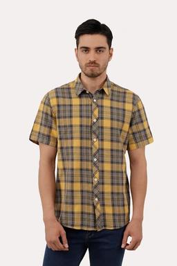 خرید پیراهن آستین کوتاه مردانه چهارخانه تولید پاتن جامه می باشد. پیراهن صد در صد پنبه نخی می باشد. پ