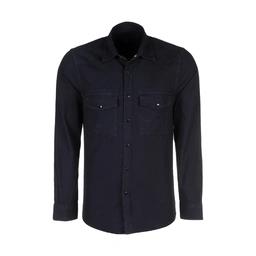 خرید پیراهن جین مردانه آستین بلند. قیمت پیراهن جین مشکی مردانه. جین پاتن جامه