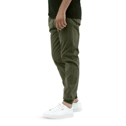 خرید شلوار اسلش مردانه تولید پاتن جامه. شلوار کتان کمرکش دمپا کش مردانه