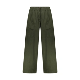 دامن شلواری زنانه پاتن جامه سبز تیره. شلوار مدل بگ خرید آنلاین پاتن جامه