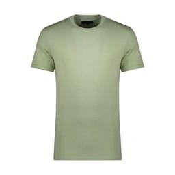 تیشرت آستین کوتاه ساده رنگ سبز روشن مدل معمولی تولید پاتن جامه. 