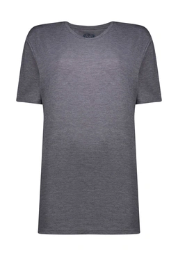 تیشرت بسیک آستین کوتاه مردانه از برند پاتن جامه رنگ طوسی