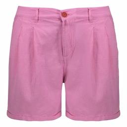 شلوارک کتان زنانه مدل کوتاه رنگ صورتی از برند پاتن جامه خرید آنلاین و راحت  با ارسال رایگان. 