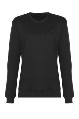 تیشرت آستین بلند مردانه مناسب فصول سرد رنگ مشکی برند پاتن جامه. 