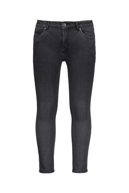 شلوار جین جذب مردانه رنگ ذغالی