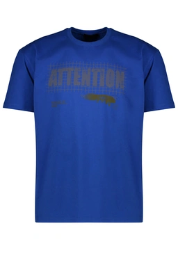 تیشرت آستین کوتاه مردانه یقه گرد رنگ آبی از برند پاتن جامه خرید آسان با ارسال رایگان.