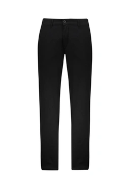 شلوار کتان مردانه راسته رنگ مشکی مدل راسته فیگارو پاتن جامه.