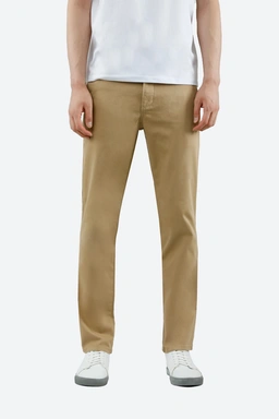 شلوار کتان مردانه راسته کلاسیک از برند پاتن جامه. شلوار کتان نخودی تیره ارسال رایگان. 