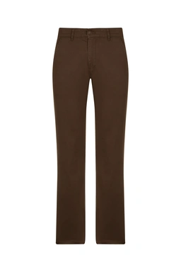 شلوار کتان مردانه رنگ قهوه ای از برند پاتن جامه خرید آسان و ارسال رایگان شلوار کتان راسته. 