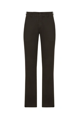 شلوار کتان مردانه رنگ قهوه ای سوخته از برند پاتن جامه خرید آسان و ارسال رایگان شلوار کتان راسته. 