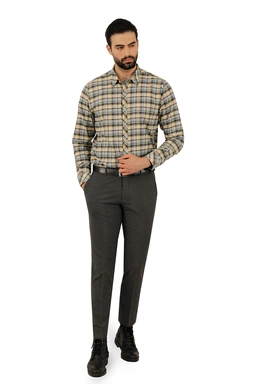 پیراهن طرح چهارخانه بدون جیب پشمی مردانه ، از برند پاتن جامه خرید آسان و ارسال رایگان.