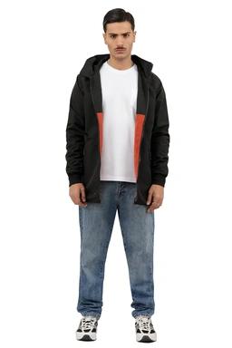 کاپشن شمعی دورو مردانه از برند پاتن جامه ، کاپشن بادگیر و ضد آب کلاهدار. 